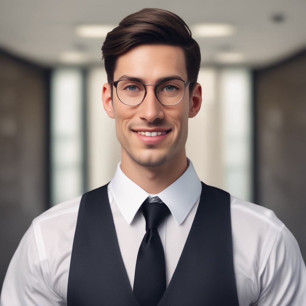 Professional male staff member 1