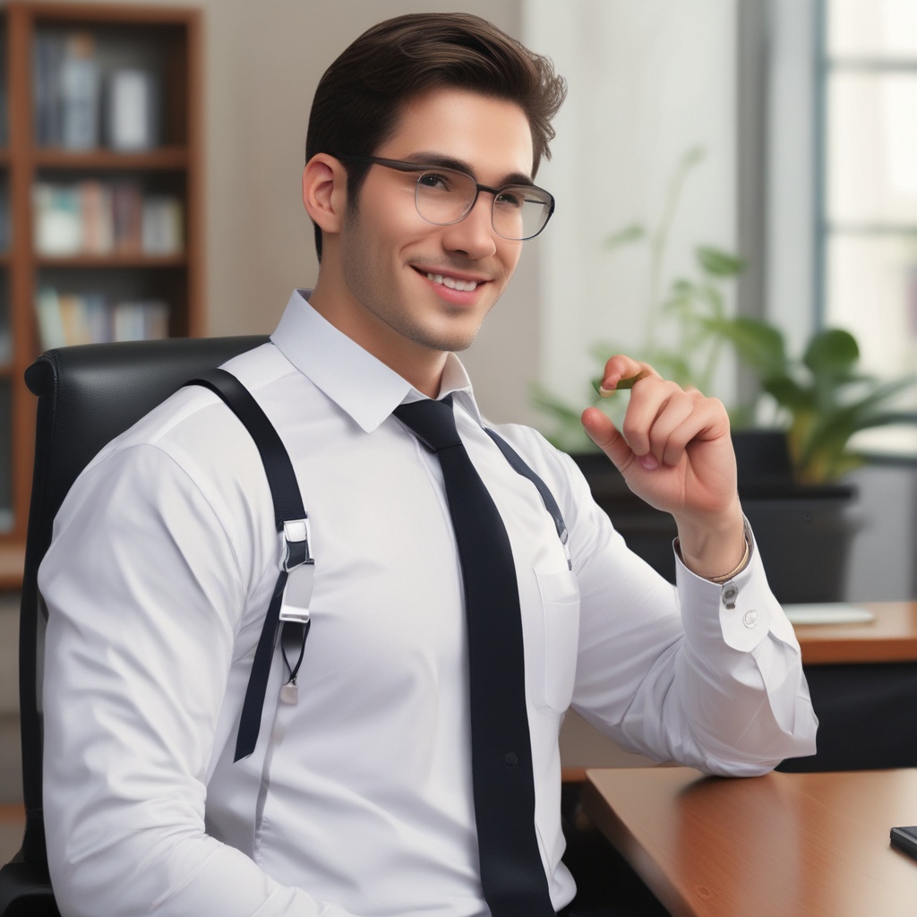 Professional male staff member 2