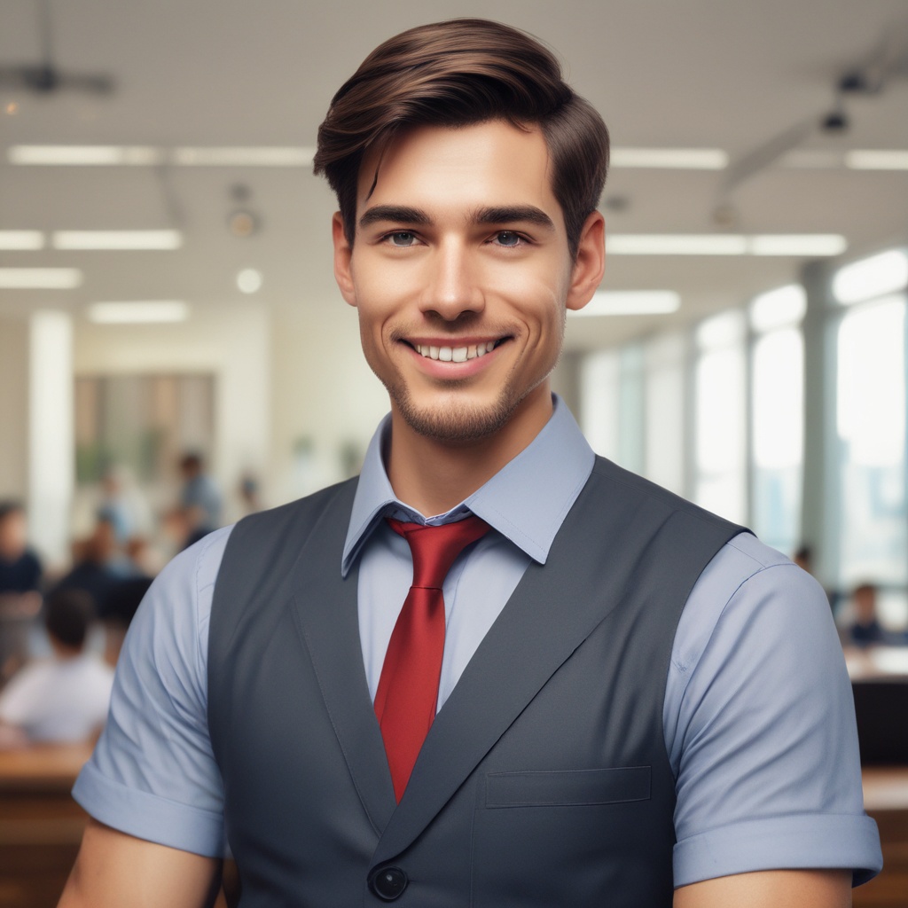 Professional male staff member 3